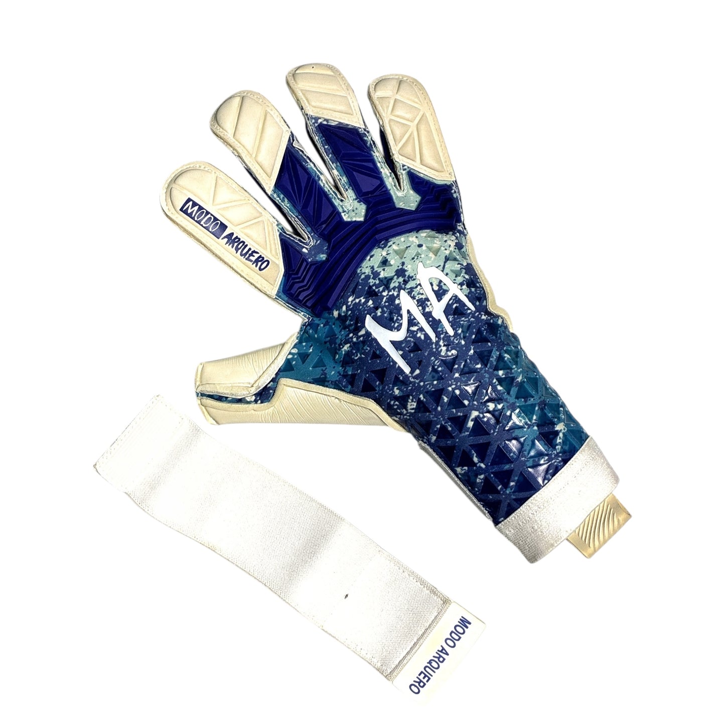 Guante de arquero profesional - Ocean White - Modo Arquero
