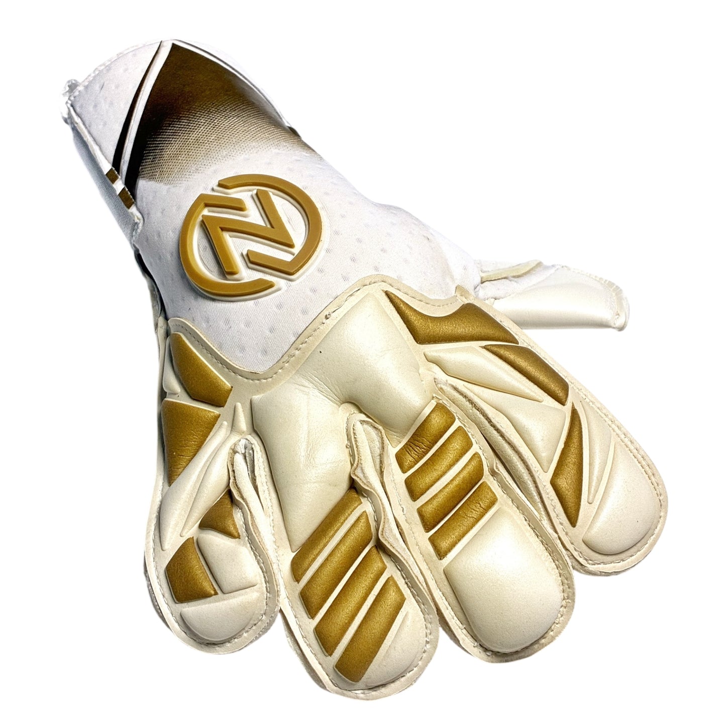 Guantes de arquero profesional - NovaOne 3.0 Golden edition - blanco dorado