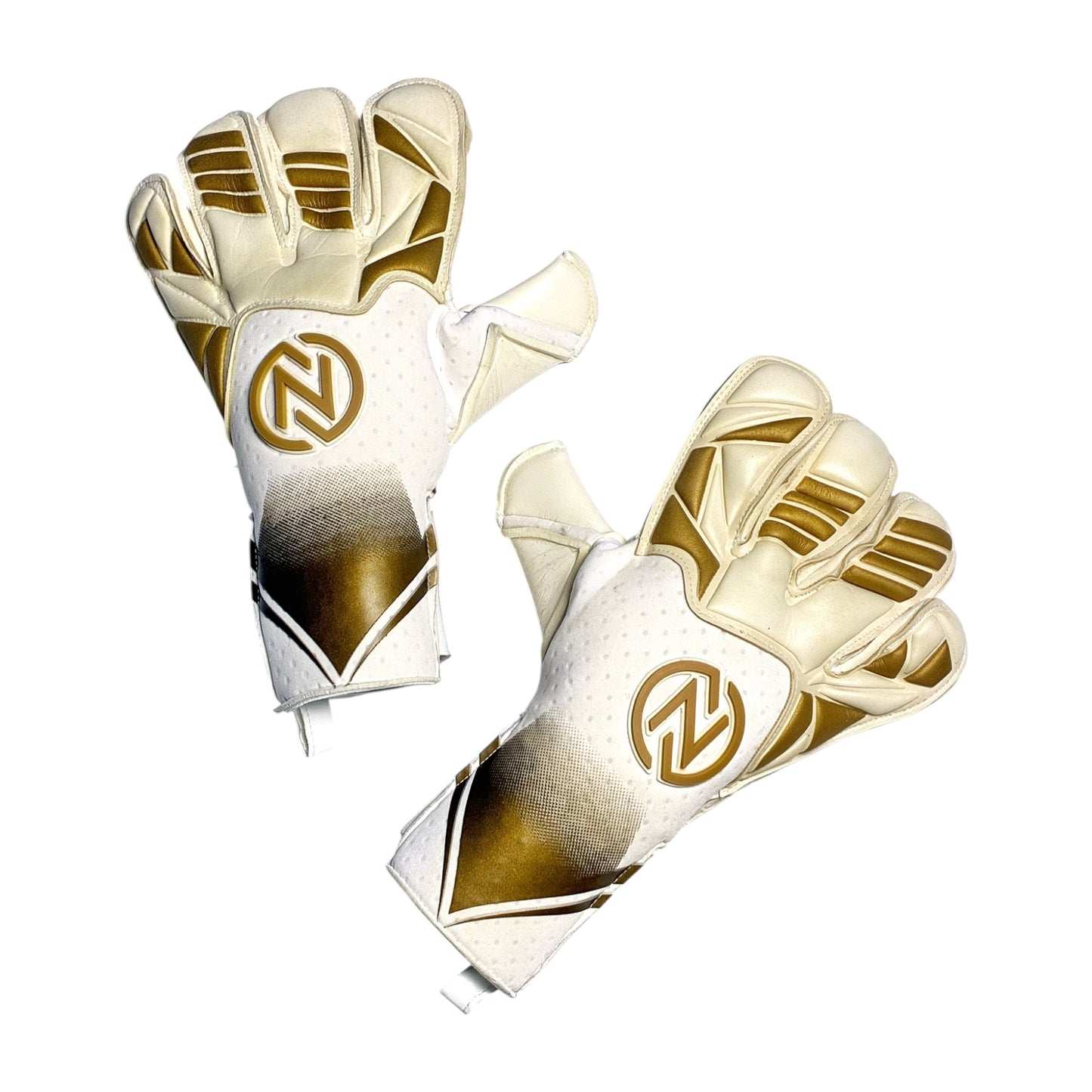 Guantes de arquero profesional - NovaOne 3.0 Golden edition - blanco dorado