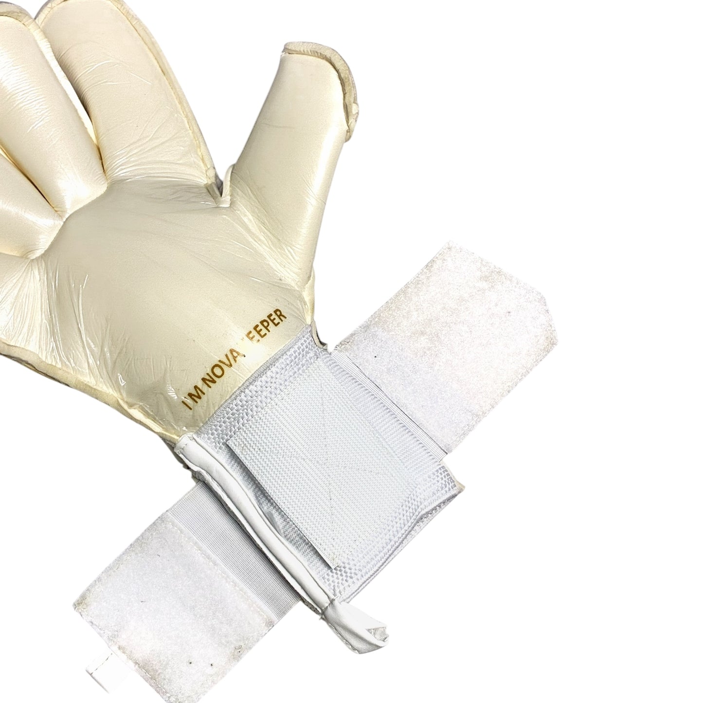 Guantes de arquero profesional - NovaOne 3.0 Golden edition - blanco dorado