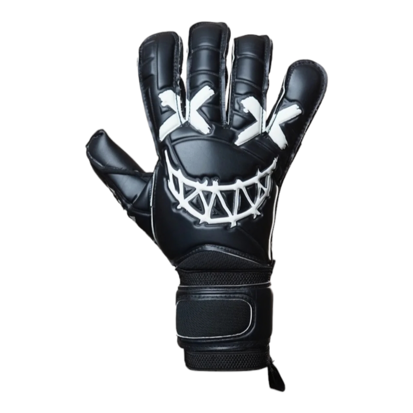 GUANTES DE FUTBOL PROFESIONALES NEGROS - CRAZY - DIFAI
