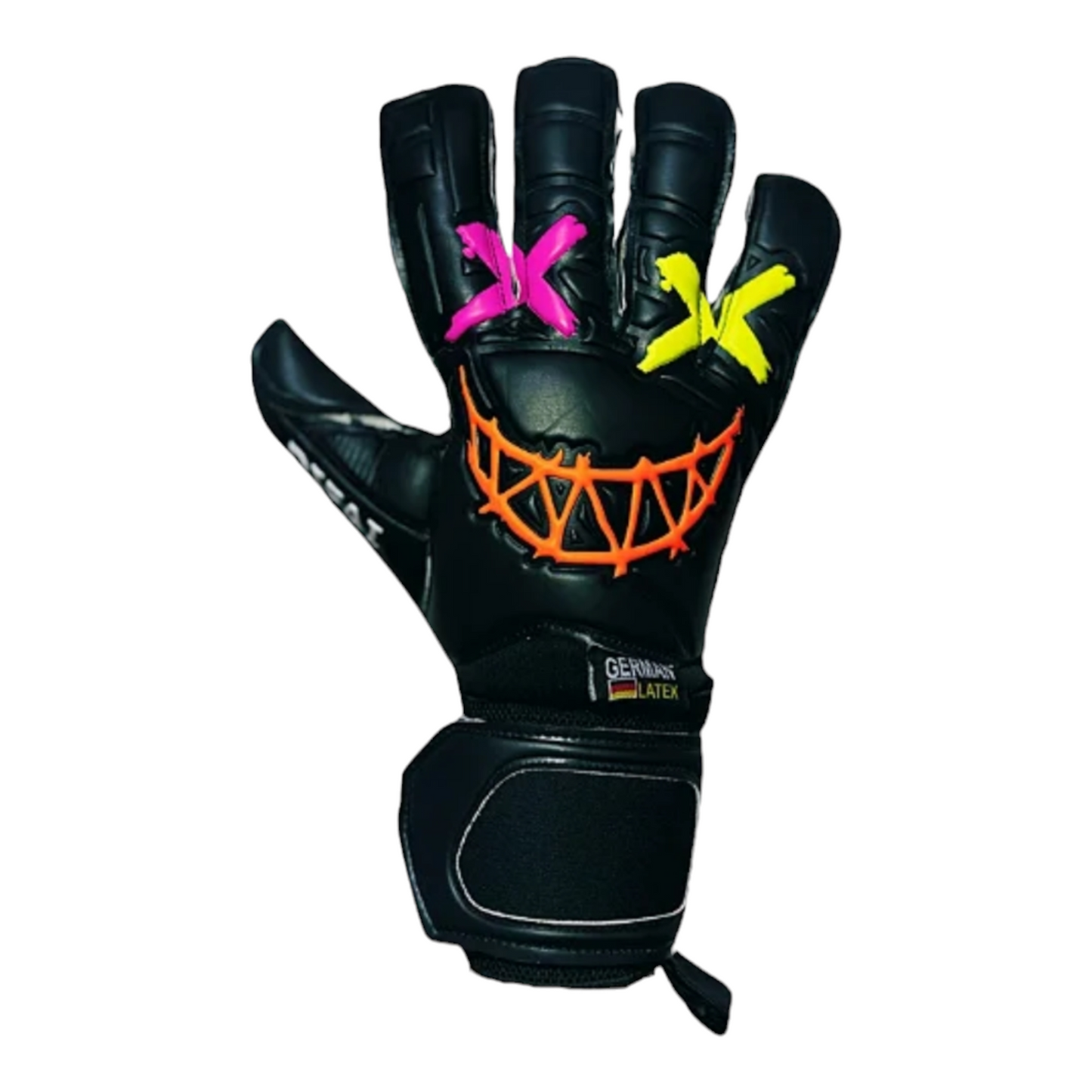 GUANTES DE ARQUERO PROFESIONALES NEGROS - CRAZY - DIFAI