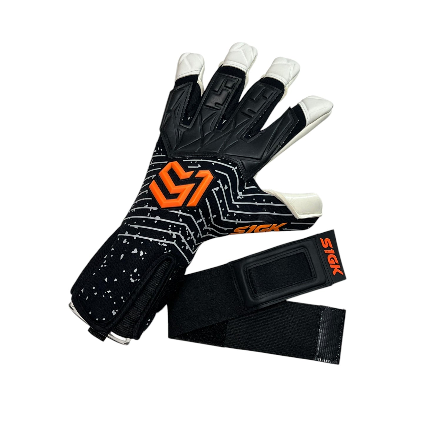 Guantes de arquero profesionales - Zero Black - S1GK - Chile