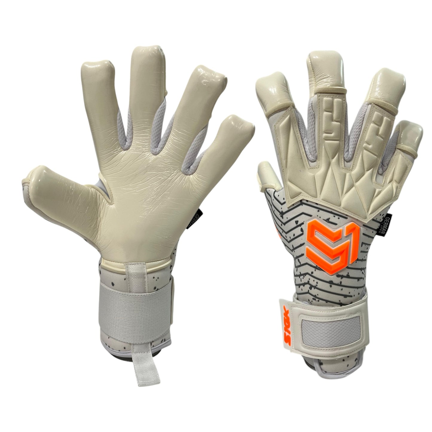 Guantes de arquero profesionales - Zero White - S1GK - Chile