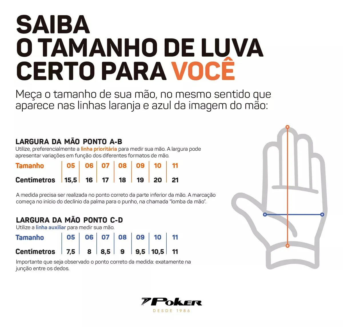 Guantes de arquero Poker champion 8 - Orange
