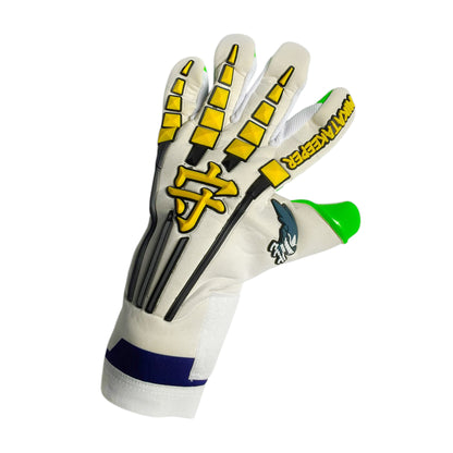 Guantes de Arquero MikataKeeper Deku – Látex Contact 4mm, Corte Roll Negativo