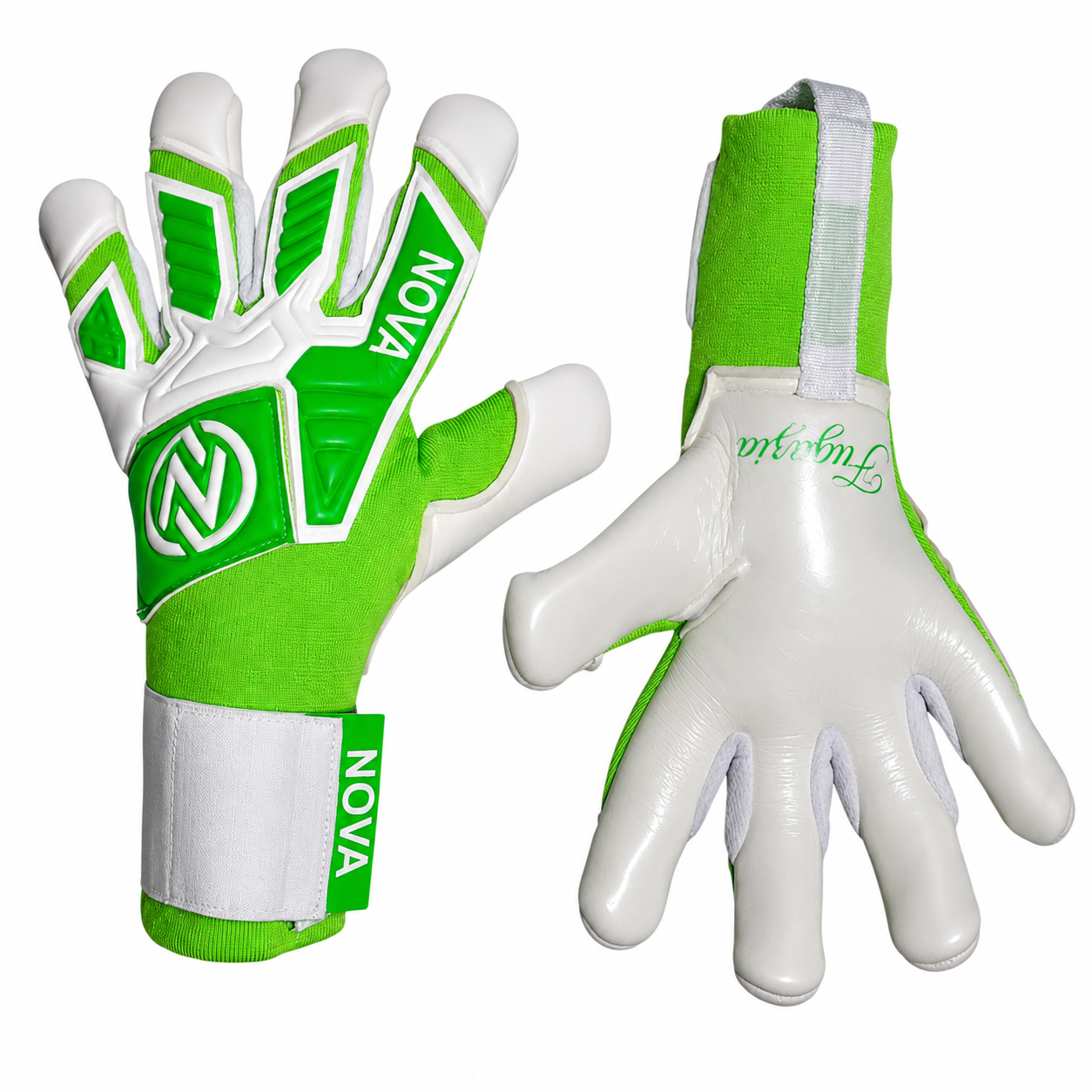 Guantes de Arquero Novakeepers Fugazia Color Pack Green – NovaGrip 4 mm Profesional