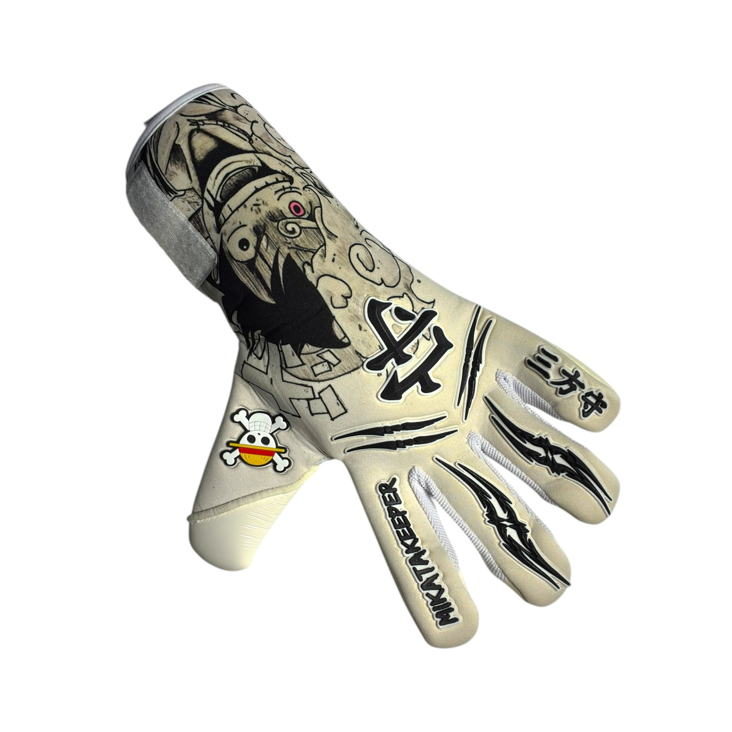 Guantes de Arquero MikataKeeper GomuGrip 2.0 – Látex Contact 4mm, Corte Roll Negativo