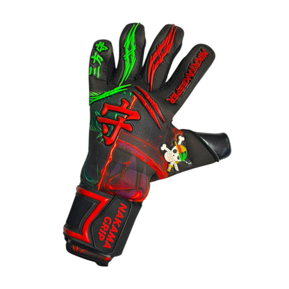 Guantes de Arquero MikataKeeper Nakama – Látex Contact 4mm, Corte Roll Negativo