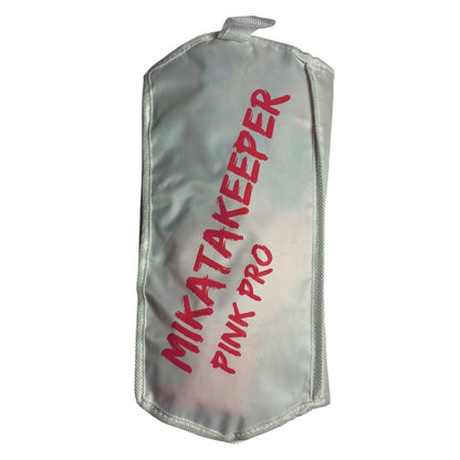 Guantes de Arquero MikataKeeper PinkPro 2.0 – Látex Contact 4mm, Corte Roll Negativo