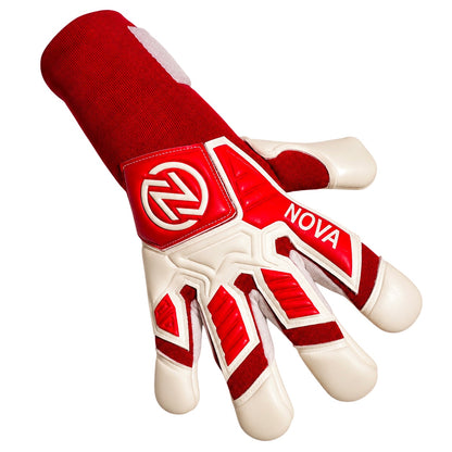 Guantes de Arquero Novakeepers Fugazia Color Pack Red – NovaGrip 4 mm Profesional