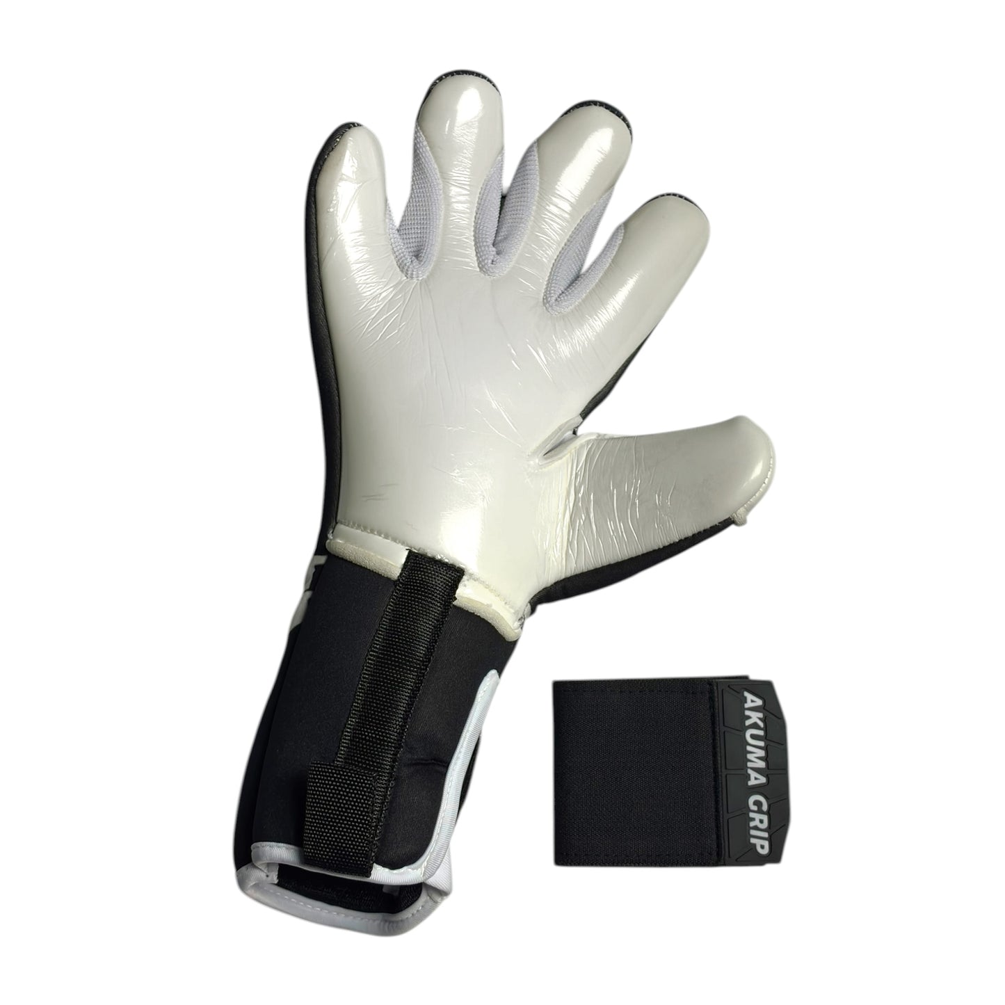 Guantes de Arquero MikataKeeper Akuma – Látex Contact 4mm, Corte Roll Negativo