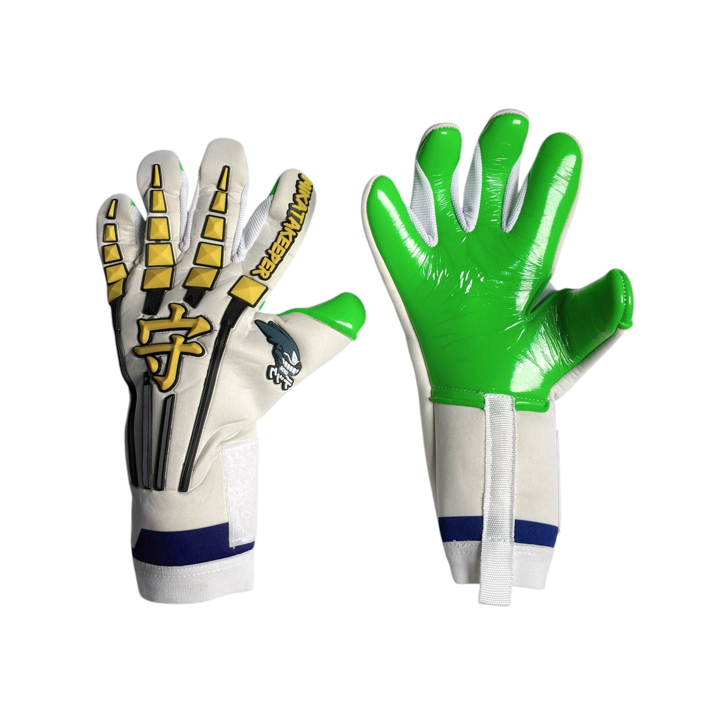 Guantes de Arquero MikataKeeper Deku – Látex Contact 4mm, Corte Roll Negativo