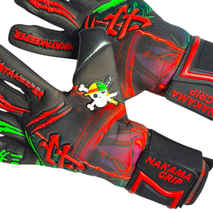 Guantes de Arquero MikataKeeper Nakama – Látex Contact 4mm, Corte Roll Negativo