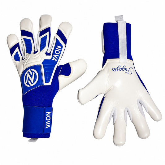 Guantes de Arquero Novakeepers Fugazia Color Pack Blue – NovaGrip 4 mm Profesional