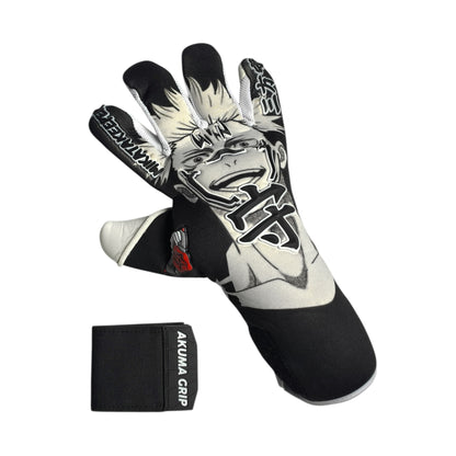 Guantes de Arquero MikataKeeper Akuma – Látex Contact 4mm, Corte Roll Negativo