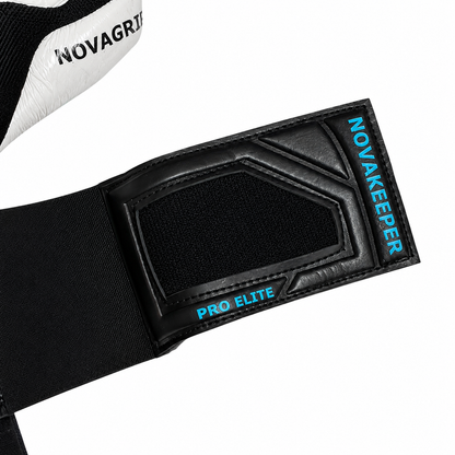 Guantes de Arquero Novakeepers Fugazia X Cyan – NovaGrip 4 mm Profesional