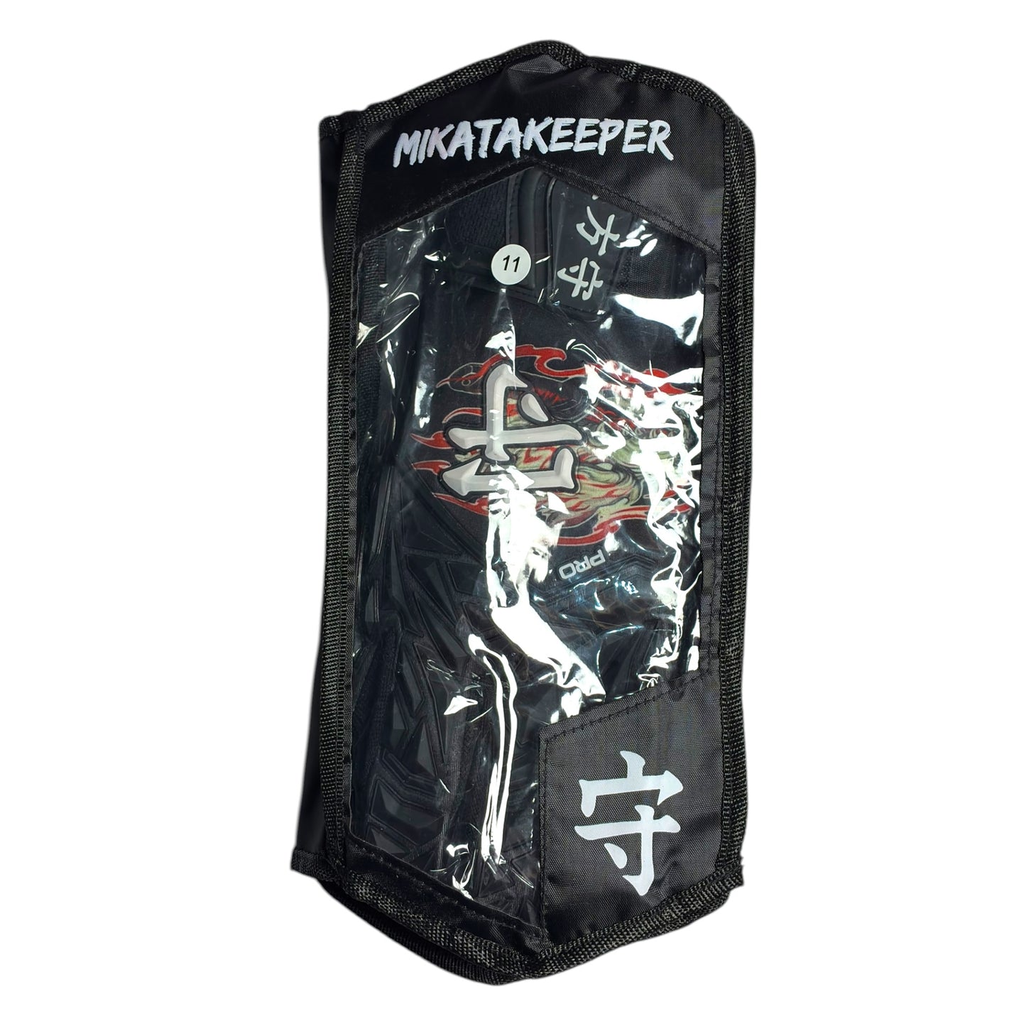 Guantes de Arquero MikataKeeper Okami 2.0 – Látex Contact 4mm, Corte Roll Negativo