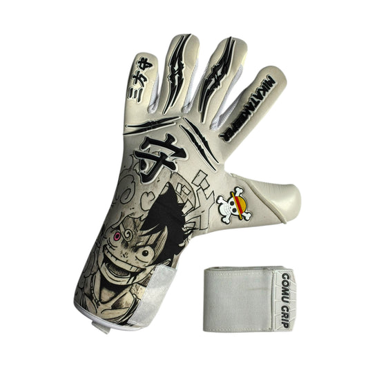 Guantes de Arquero MikataKeeper GomuGrip 2.0 – Látex Contact 4mm, Corte Roll Negativo