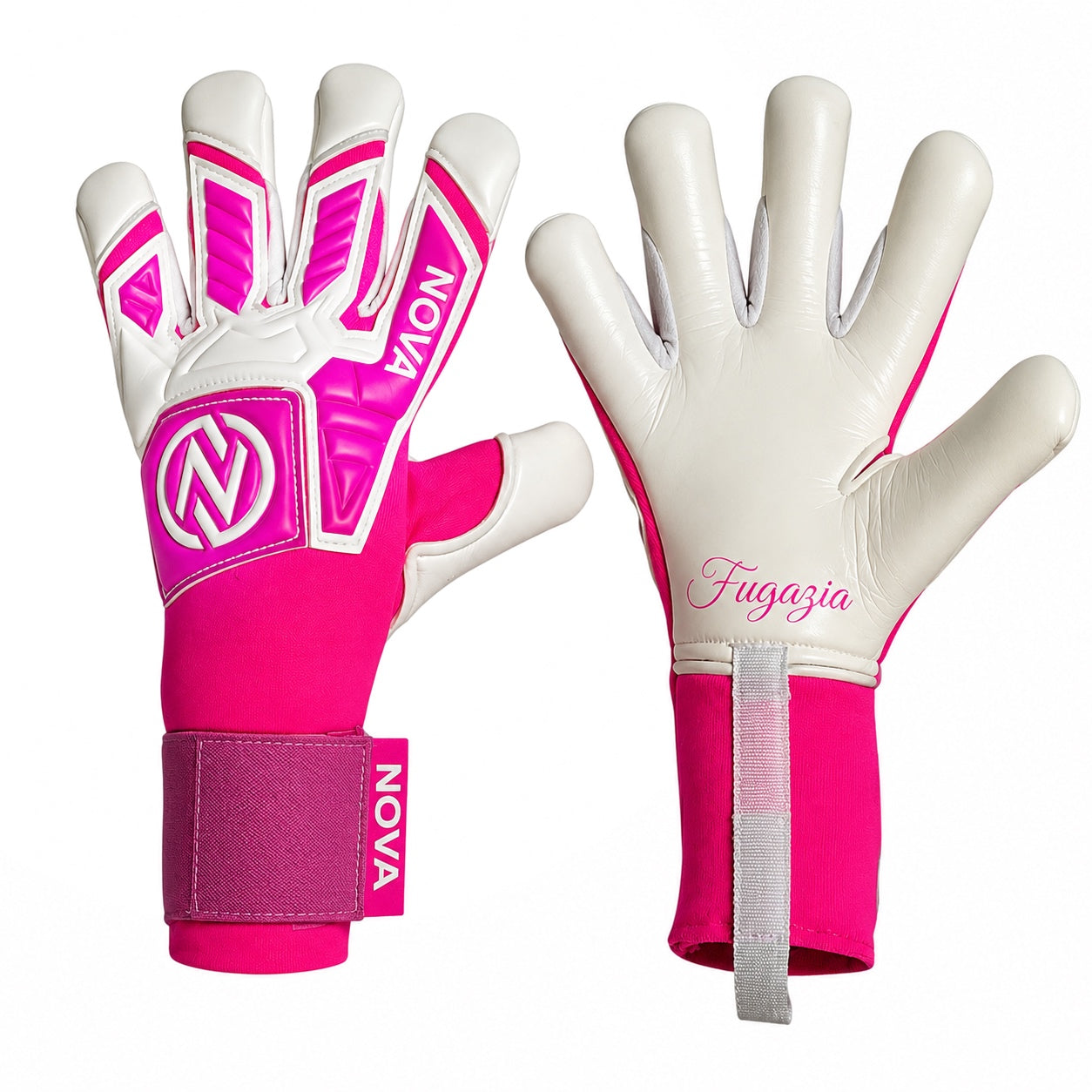 Guantes de Arquero Novakeepers Fugazia Color Pack Pink – NovaGrip 4 mm Profesional