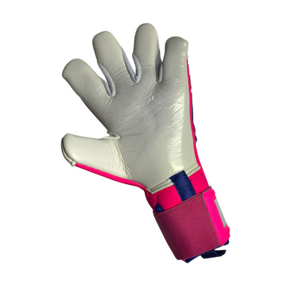 Guantes de Arquero MikataKeeper PinkPro 2.0 – Látex Contact 4mm, Corte Roll Negativo