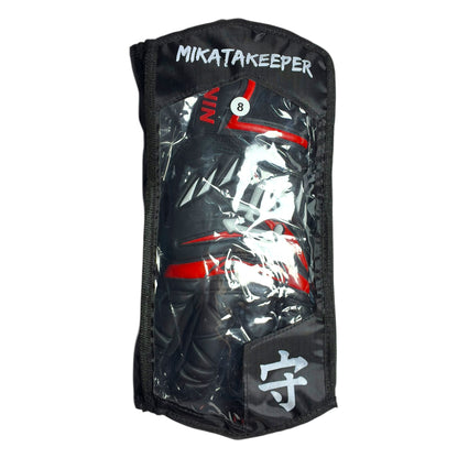 Guantes de Arquero Férulas extraibles - Ninja - MikataKeeper – Látex Contact 4mm, Corte Roll Negativo