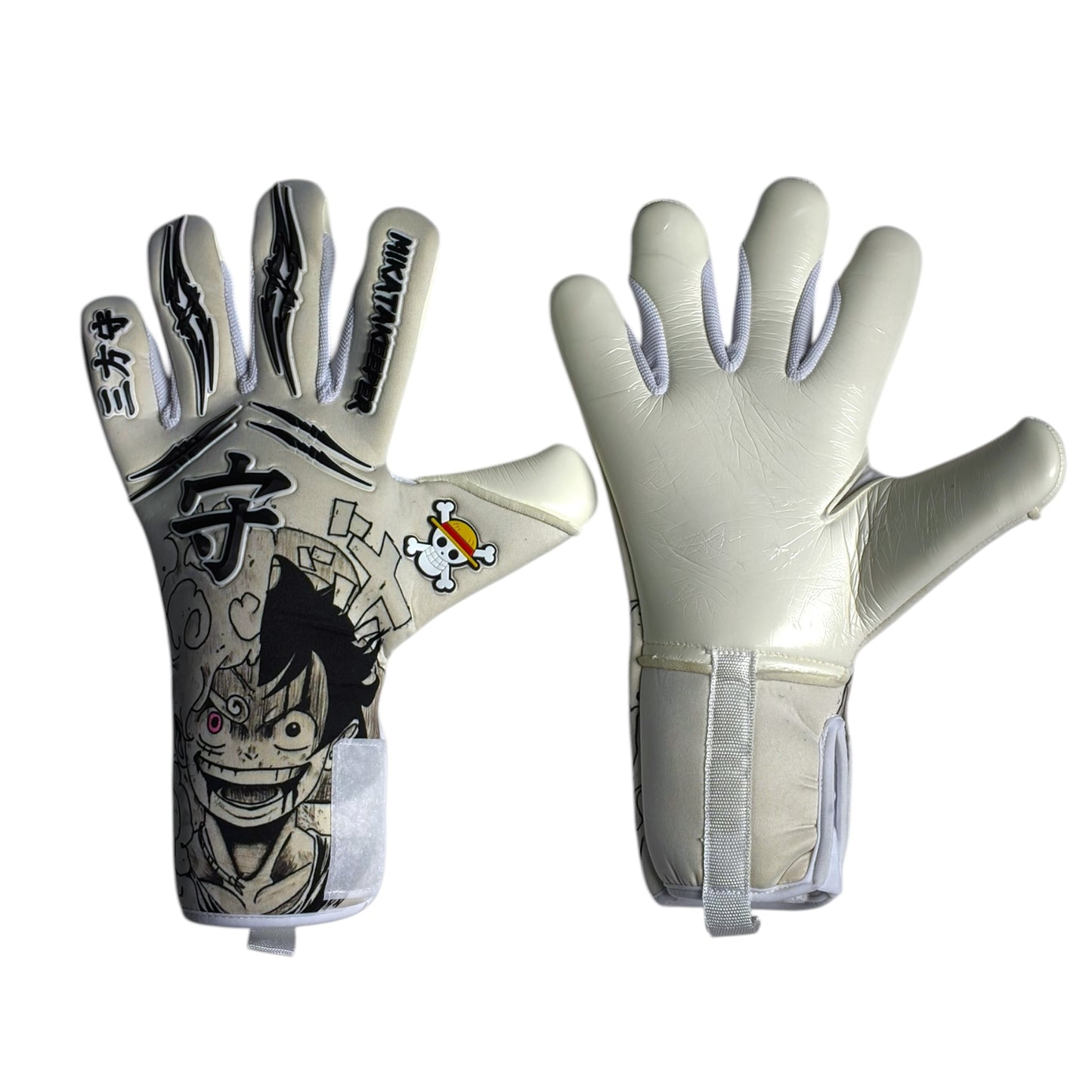 Guantes de Arquero MikataKeeper GomuGrip 2.0 – Látex Contact 4mm, Corte Roll Negativo