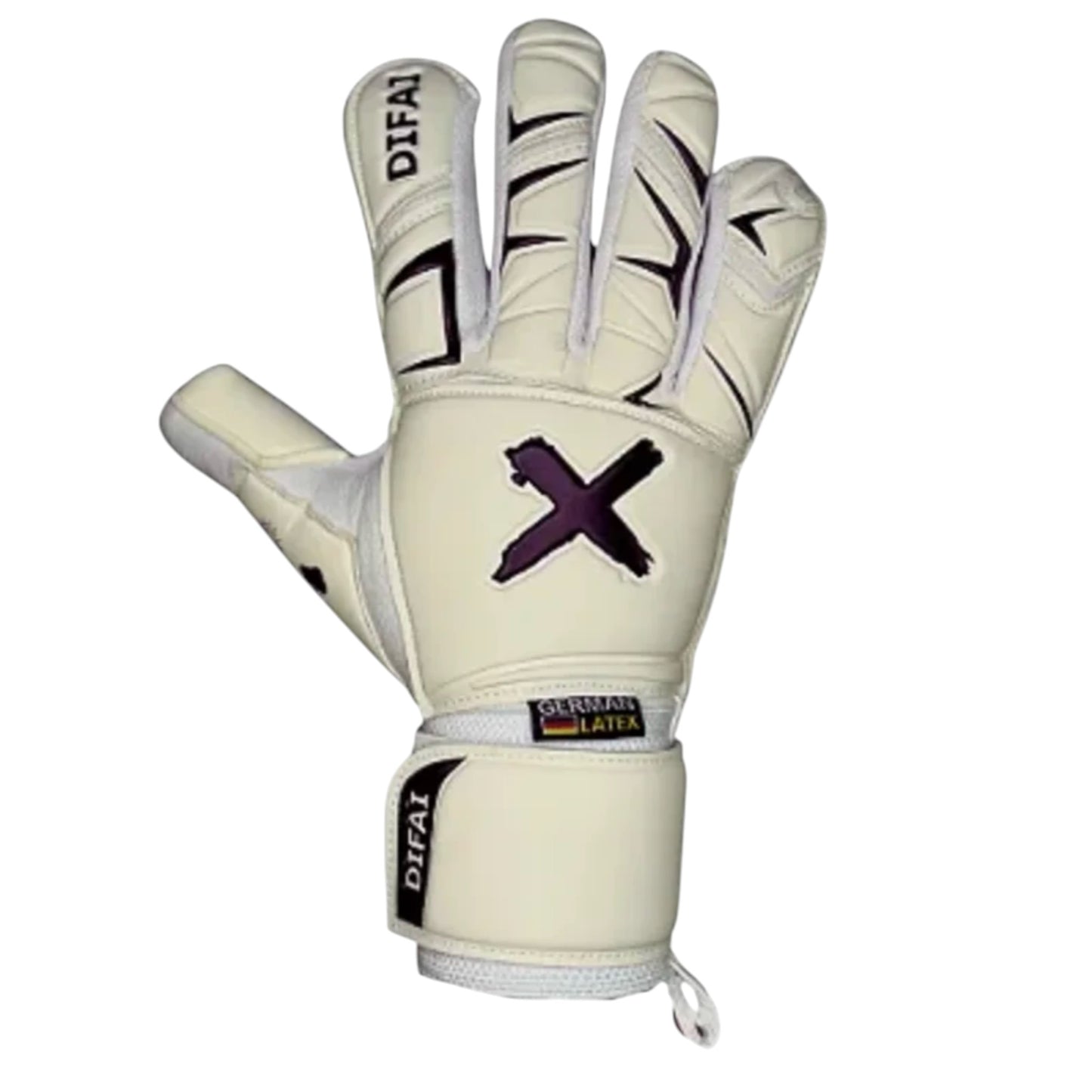 Guantes de Arquero Difai Wall X Blanco – Látex Profesional de Alto Rendimiento