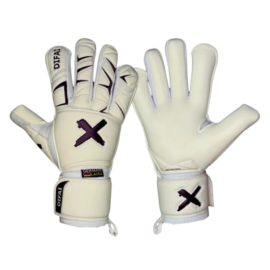 Guantes de Arquero Difai Wall X Blanco – Látex Profesional de Alto Rendimiento