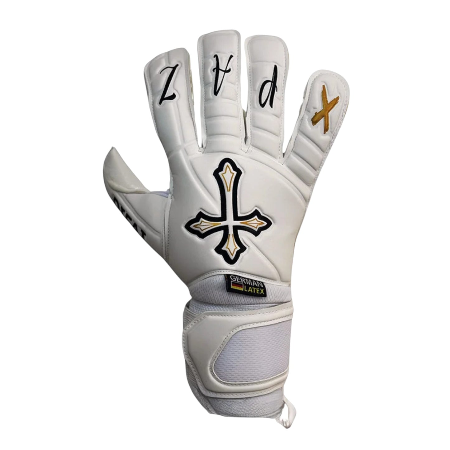 Guantes de Arquero Difai Blessed Blanco – Látex Profesional de Alto Rendimiento