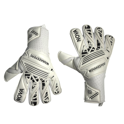 Guantes de Arquero Profesional Supernova - Blanco y Negro