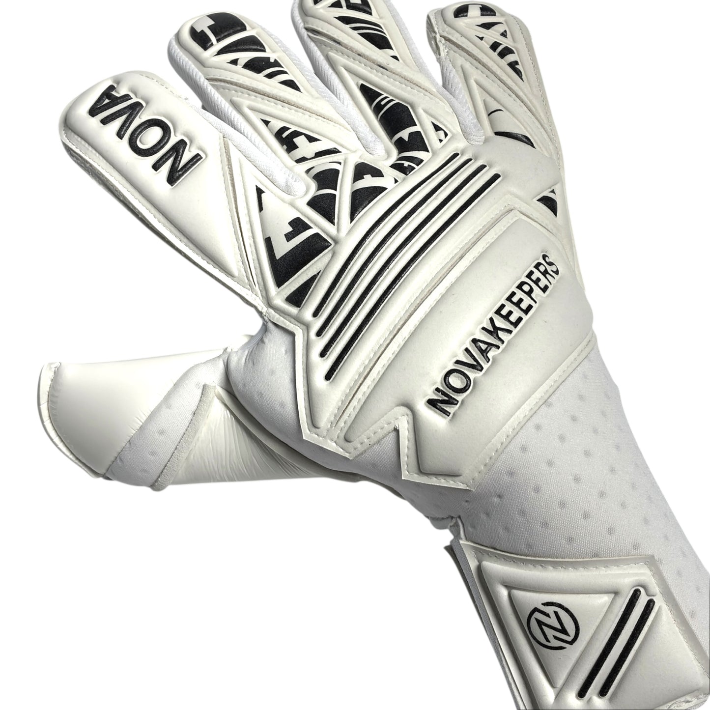 Guantes de Arquero Profesional Supernova - Blanco y Negro
