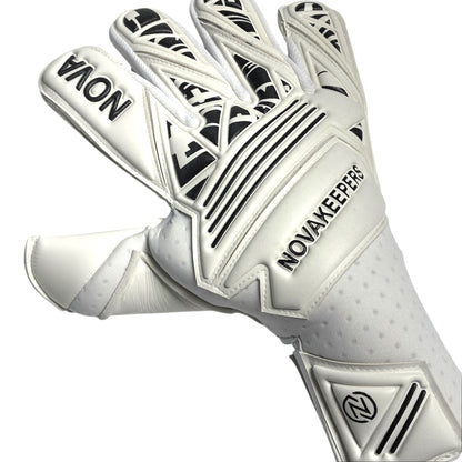 Guantes de Arquero Profesional Supernova - Blanco y Negro
