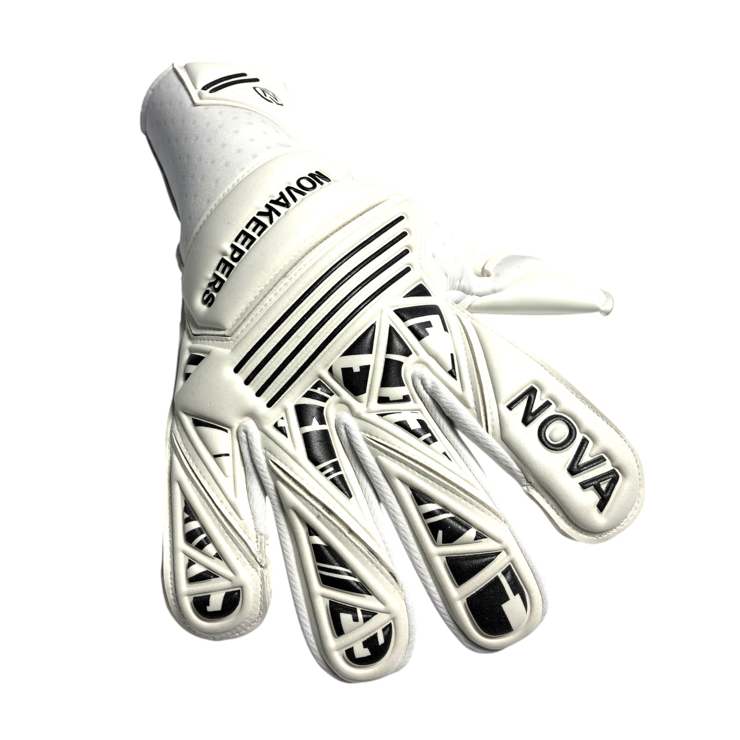 Guantes de Arquero Profesional Supernova - Blanco y Negro