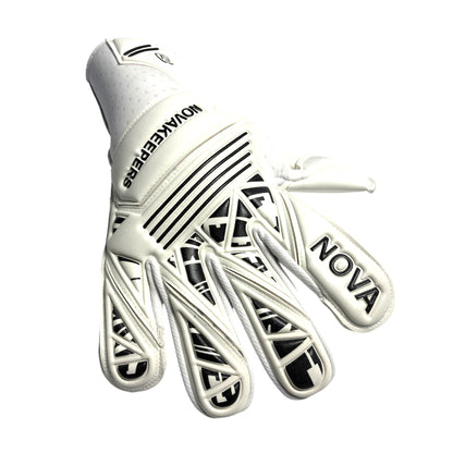 Guantes de Arquero Profesional Supernova - Blanco y Negro