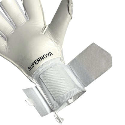 Guantes de Arquero Profesional Supernova - Blanco y Negro