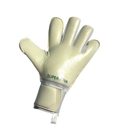 Guantes de Arquero Profesional Supernova - Blanco y Verde