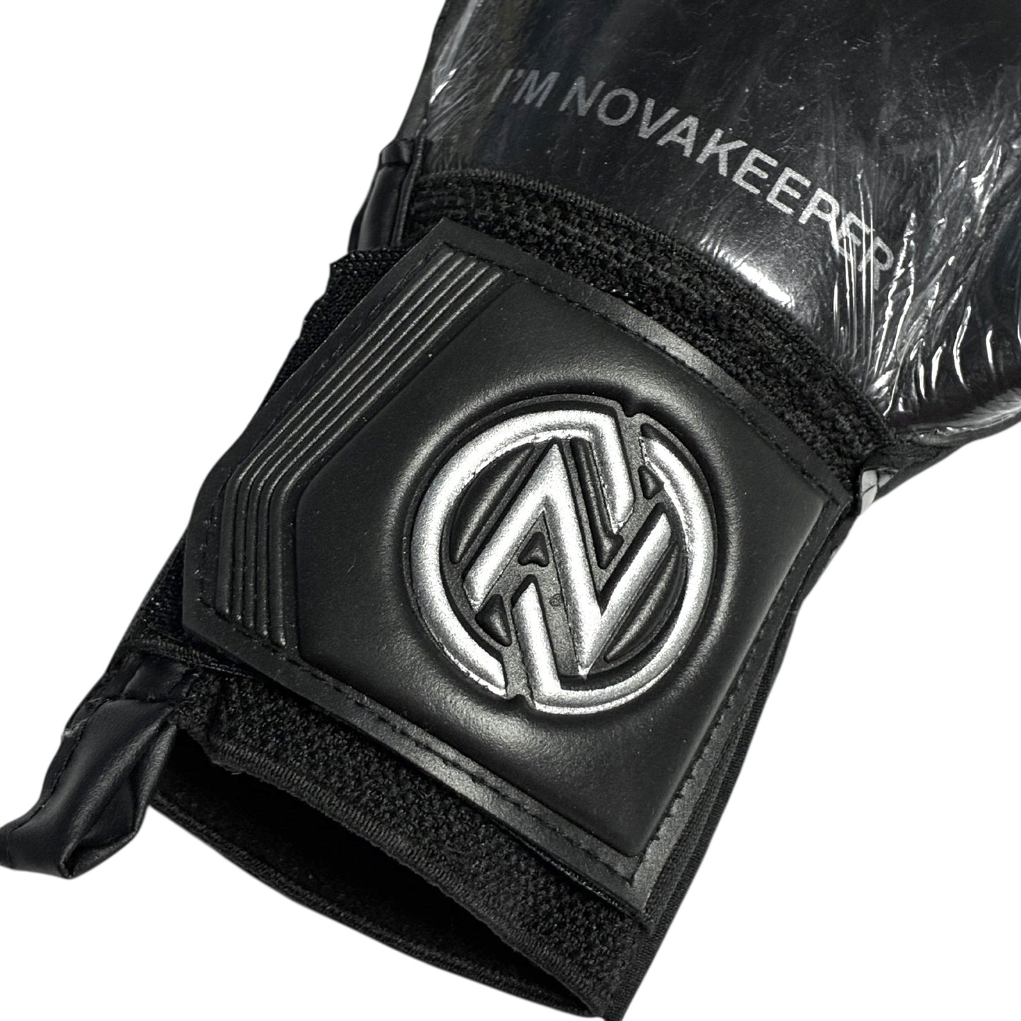 Guantes de Arquero Profesional NovaOne 3.0 Silver Edition - Negro y Plateado