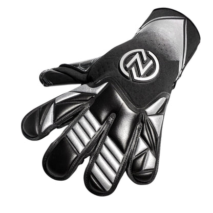 Guantes de Arquero Profesional NovaOne 3.0 Silver Edition - Negro y Plateado