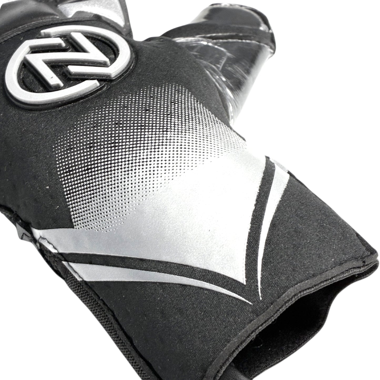 Guantes de Arquero Profesional NovaOne 3.0 Silver Edition - Negro y Plateado