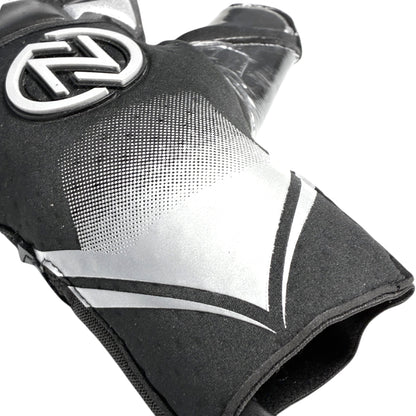 Guantes de Arquero Profesional NovaOne 3.0 Silver Edition - Negro y Plateado