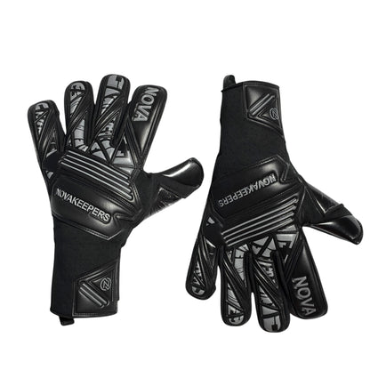 Guantes de Arquero Profesional Supernova - Negro y Gris