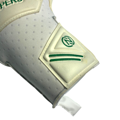 Guantes de Arquero Profesional Supernova - Blanco y Verde