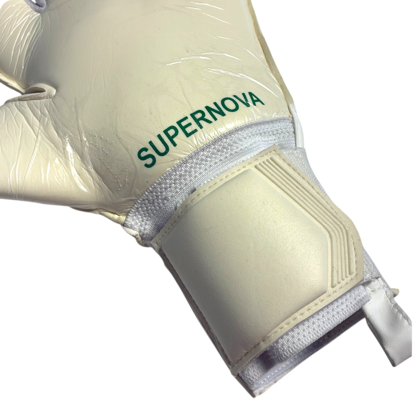 Guantes de Arquero Profesional Supernova - Blanco y Verde