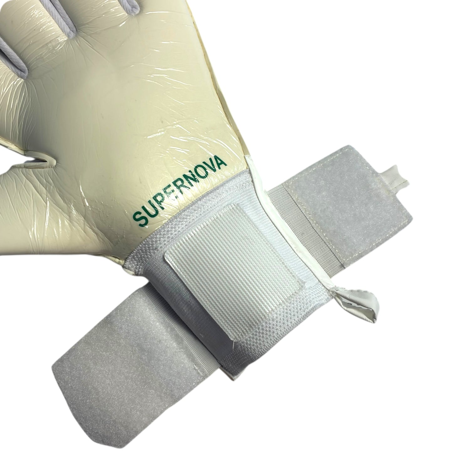 Guantes de Arquero Profesional Supernova - Blanco y Verde