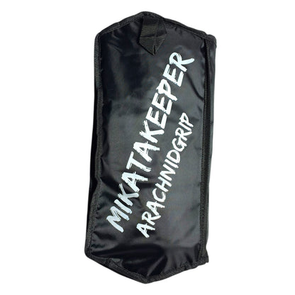 Guantes de Arquero MikataKeeper Aracnid Red – Látex Contact 4mm, Corte Roll Negativo