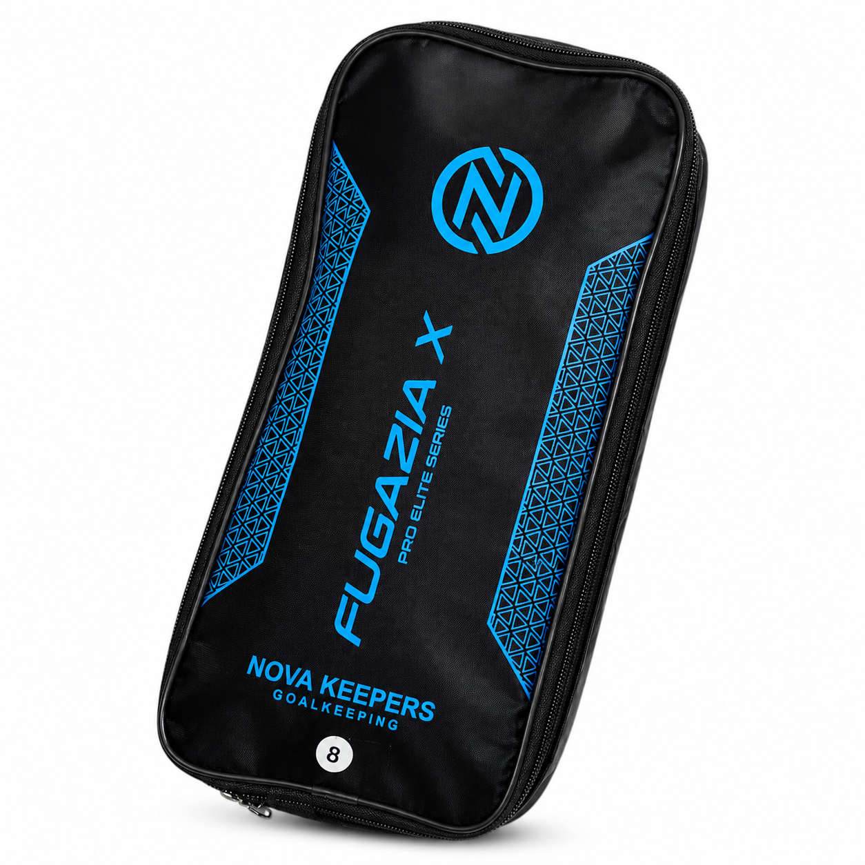 Guantes de Arquero Novakeepers Fugazia X Cyan – NovaGrip 4 mm Profesional