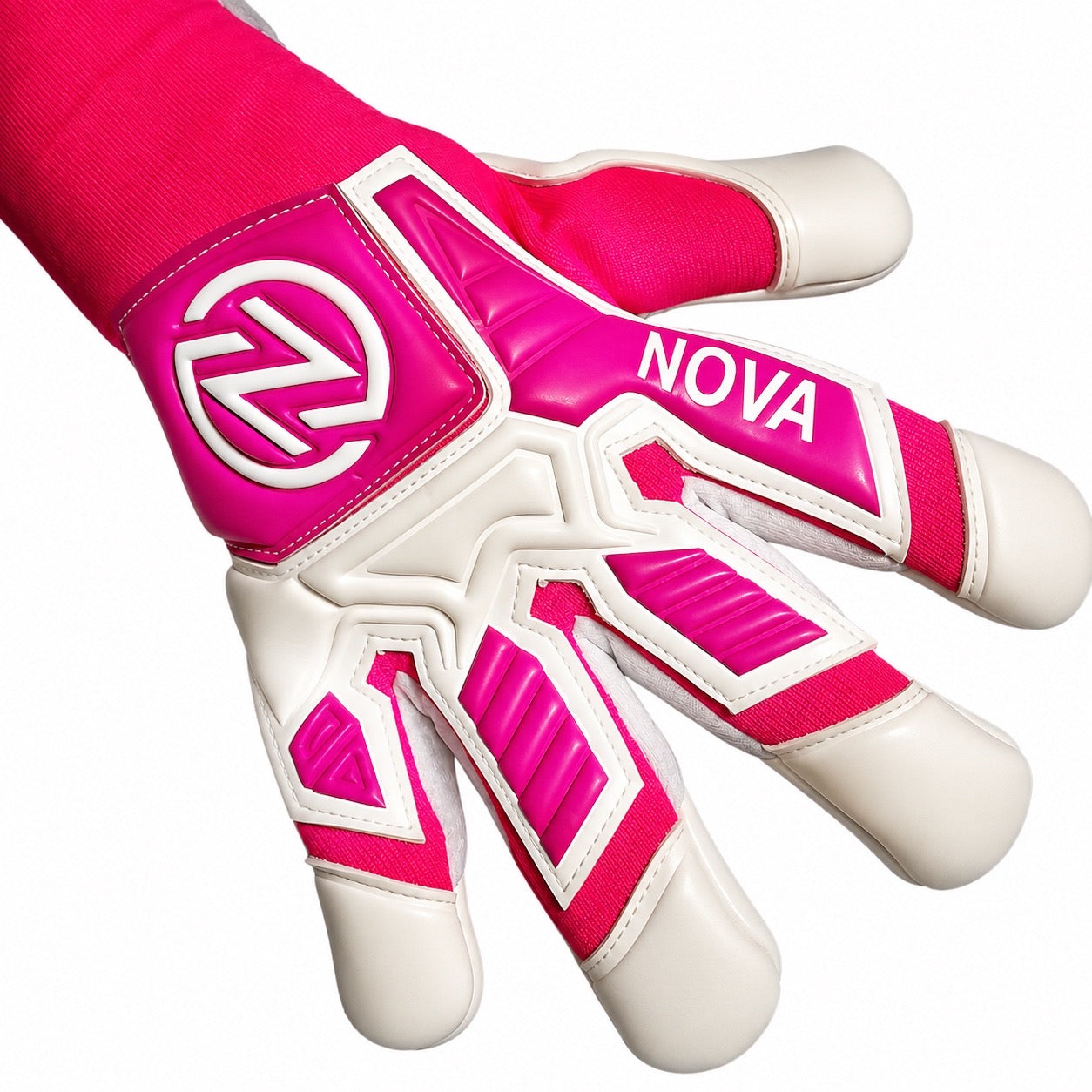 Guantes de Arquero Novakeepers Fugazia Color Pack Pink – NovaGrip 4 mm Profesional