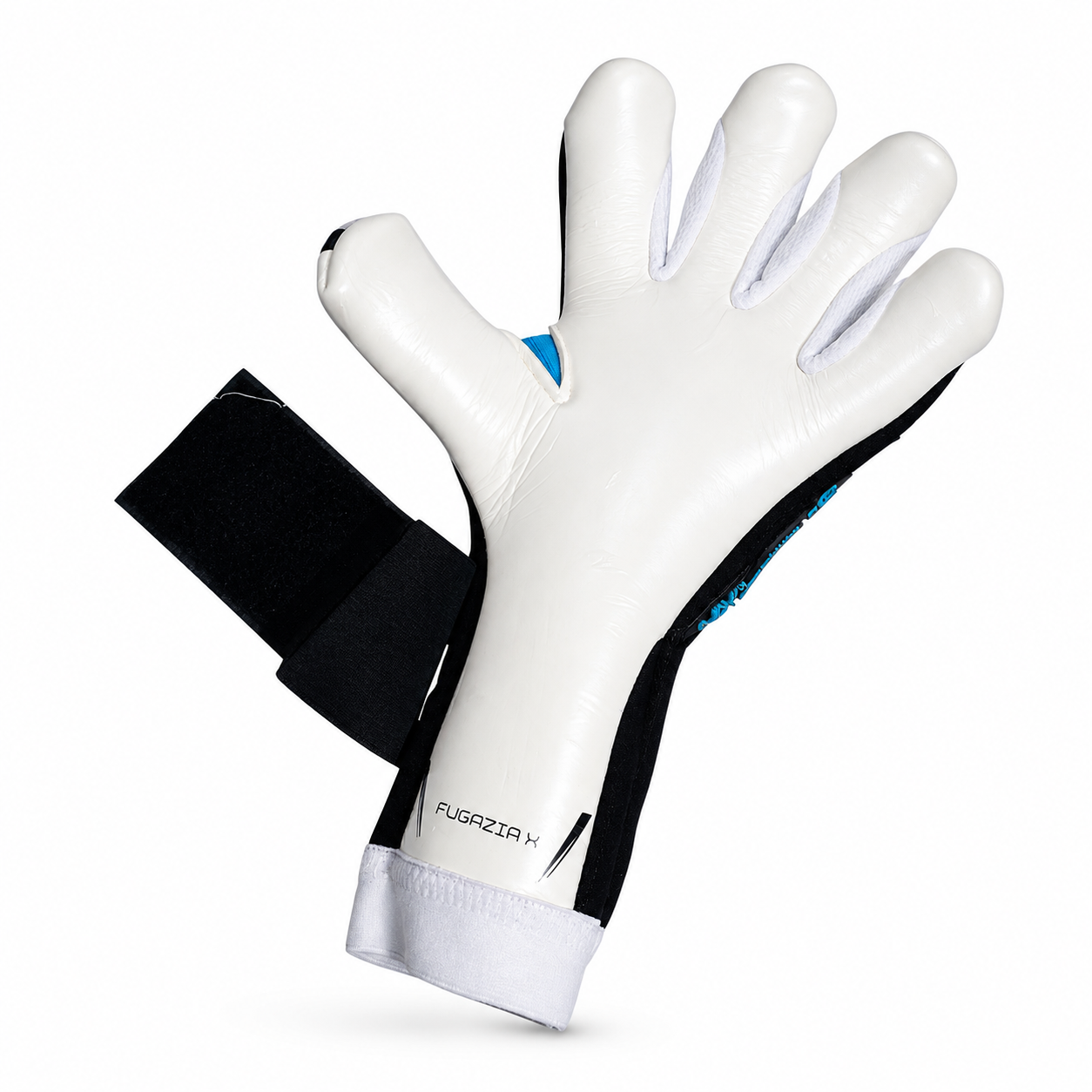 Guantes de Arquero Novakeepers Fugazia X Cyan – NovaGrip 4 mm Profesional