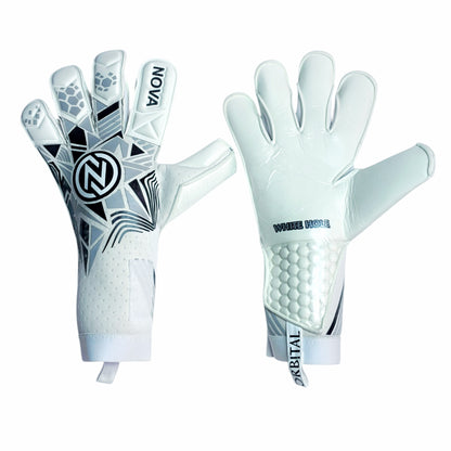 Orbital White Hole - Guantes de Arquero con Látex Contact 4 mm y Corte ErgoRoll